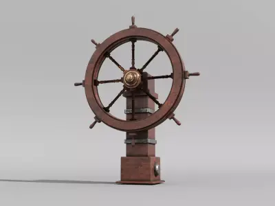 Pirate Ship Wheel 3D model