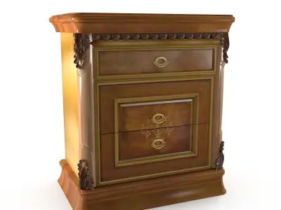 bedside table 3D model