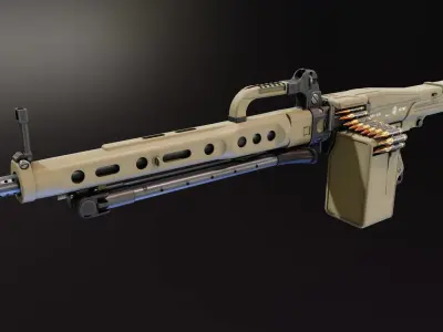 CETME Ameli LMG Low-poly 3D model