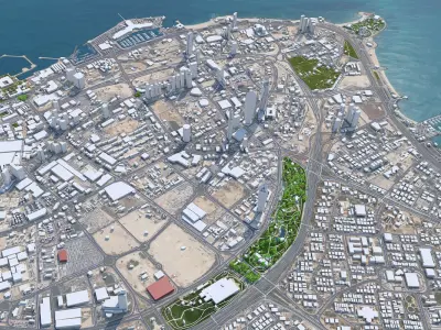 Kuwait Country 3D model