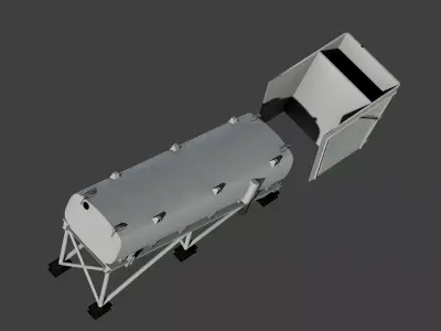 OTOMAT Missile Launchers 3D model