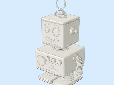 Toy Robot  Free 3D model