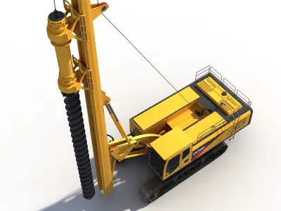 Spiral Drilling Machine 3D model