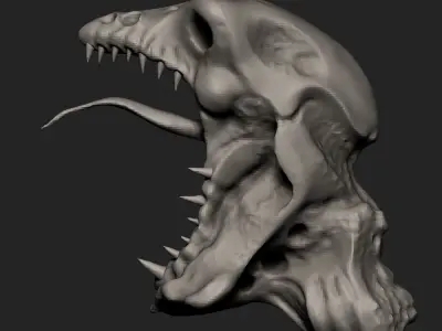 Sci-Fi Monster 3D model