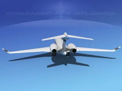 Bombardier Global 5000 V13 3D model
