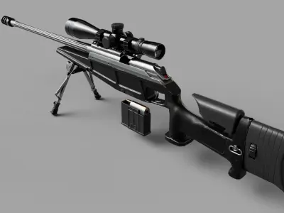 SIG Blaser R93 LRS2 Tactical Low-poly 3D model purchase