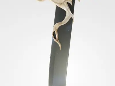 White Oak Sword Low-poly 3D model
