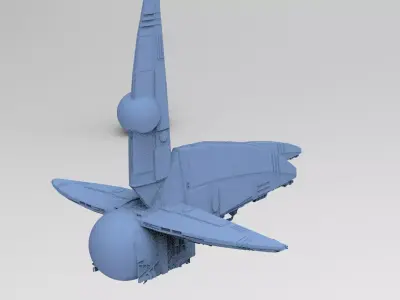Wraith Interceptor architecture 11 3D model