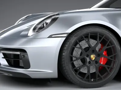 Porsche 911 Targa 4GTS 2022 3D model purchase