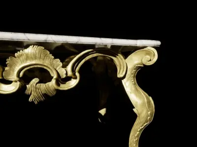 Victorian console table 3D model