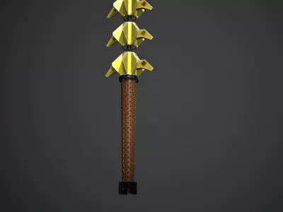 Fishbone Low-poly 3D model