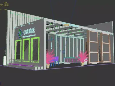 Exhibition - Area - 6X12-3DMAX2009-017 3D model