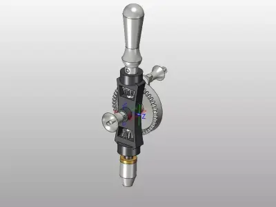 Hand Bor 3D model
