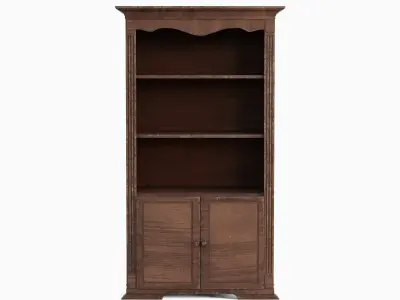 Antique Cupboard 01 Low-poly 3D model
