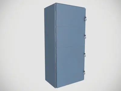Locker Low-poly 3D model purchase