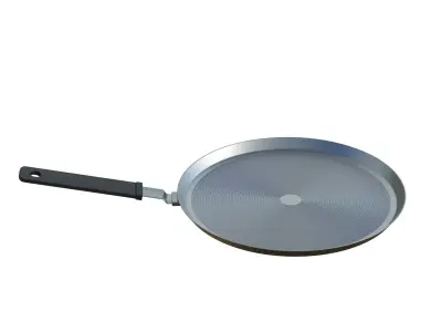Pancake Pan Low-poly 3D model