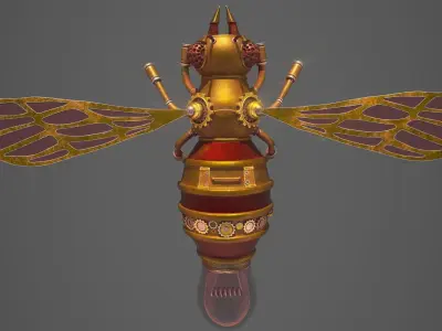 Steampunk Firefly  3D model