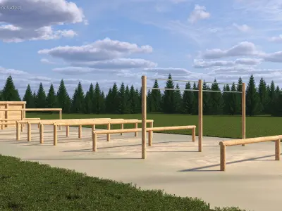 Low Training Obstacles 3D model