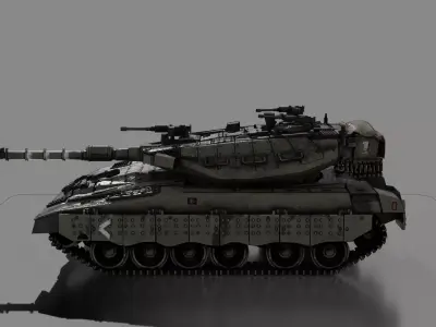 IDF Merkava MK 3 3D print model