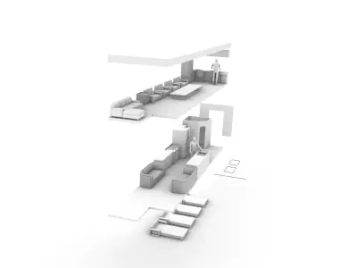 BUS INTERIOR FOR MOTOR HOME 3D print model