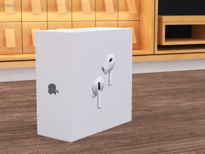 Box AirPods Pro 3D model