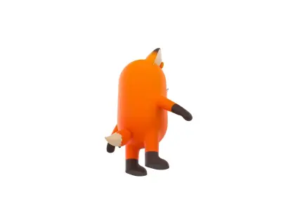 Fox Character 3D model