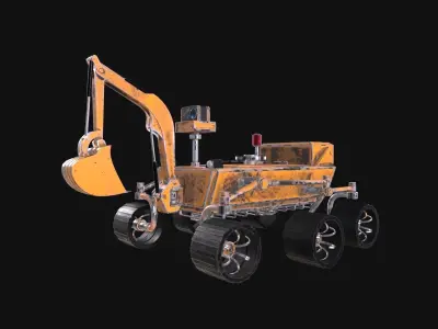 Mars Rover 4 in 1 3D model