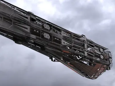 Dreadnaught Ship Wreck2 3D model