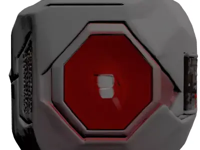 SciFi Drone Core AI Unit 3D model