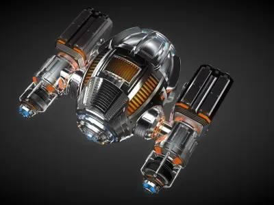 Sci Fi Drone 3D model order