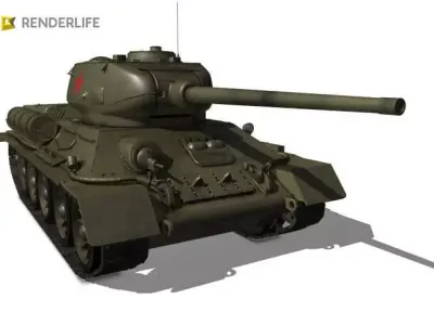 T34 Soviet Tank 3D model