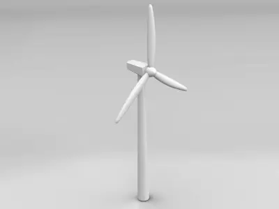 Wind turbine 3D model