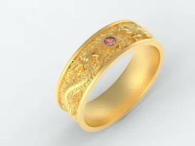 Dragon phoenix small band 3D print model