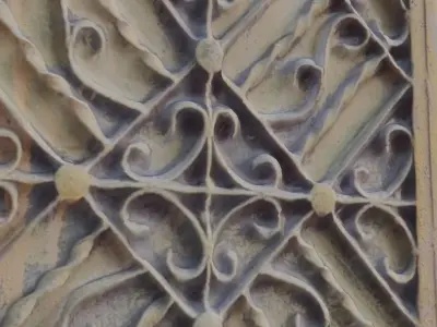  Ornate Metal Gate Scan Low-poly 3D model