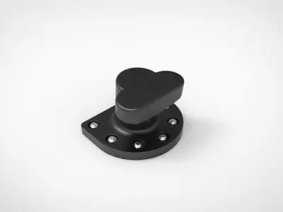 T bollard mooring 3D model