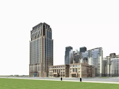 Office Building 3D model 268