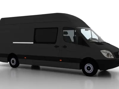 Mercedes Benz Sprinter L3H3 2009 Crew Van EU 3D model