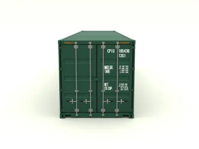 Shipping container MOL 3D model