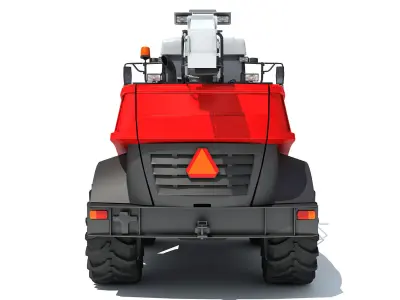 Combine Harvester 3D model 14