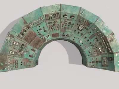 Very Old Control Panel 3D model