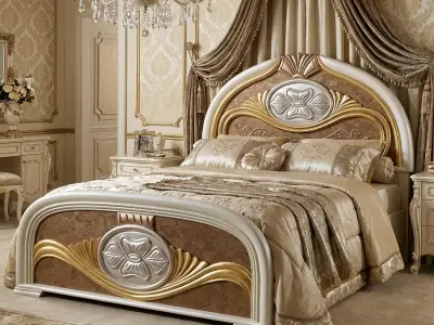 Bed CNC 3d model classic Free 3D print model