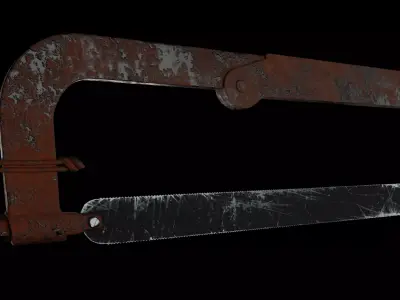 Old Hacksaw 3D model