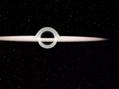 BLACK HOLE -  High-Quality Space Simulation Asset 3D model