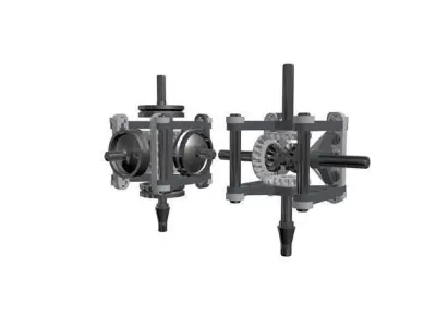 6D Inverted Precision Gyroscope Concept 3D model