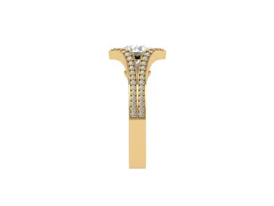 Art Deco Ring 3D print model 27