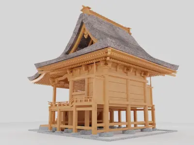 Kasuga shrine in Japan 3D model