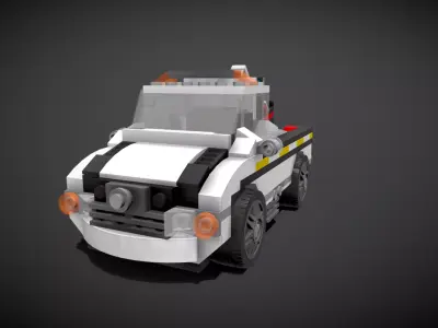 Lego Highway Speedster Truck 3D model