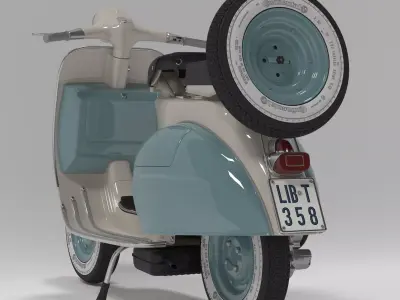 Vespa 03 3D model