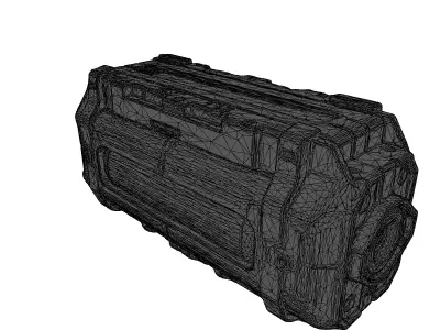 SciFi Energy Cell Power Pack 3D model