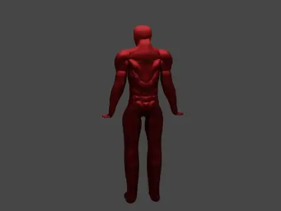 Iron Man Mark 50 Armor Blender Model Rigged 3D model
